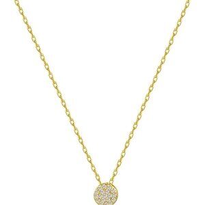 Cubic Zirconia Choker Heart Shaped Diamond Choker Solitaire Necklace for Women D